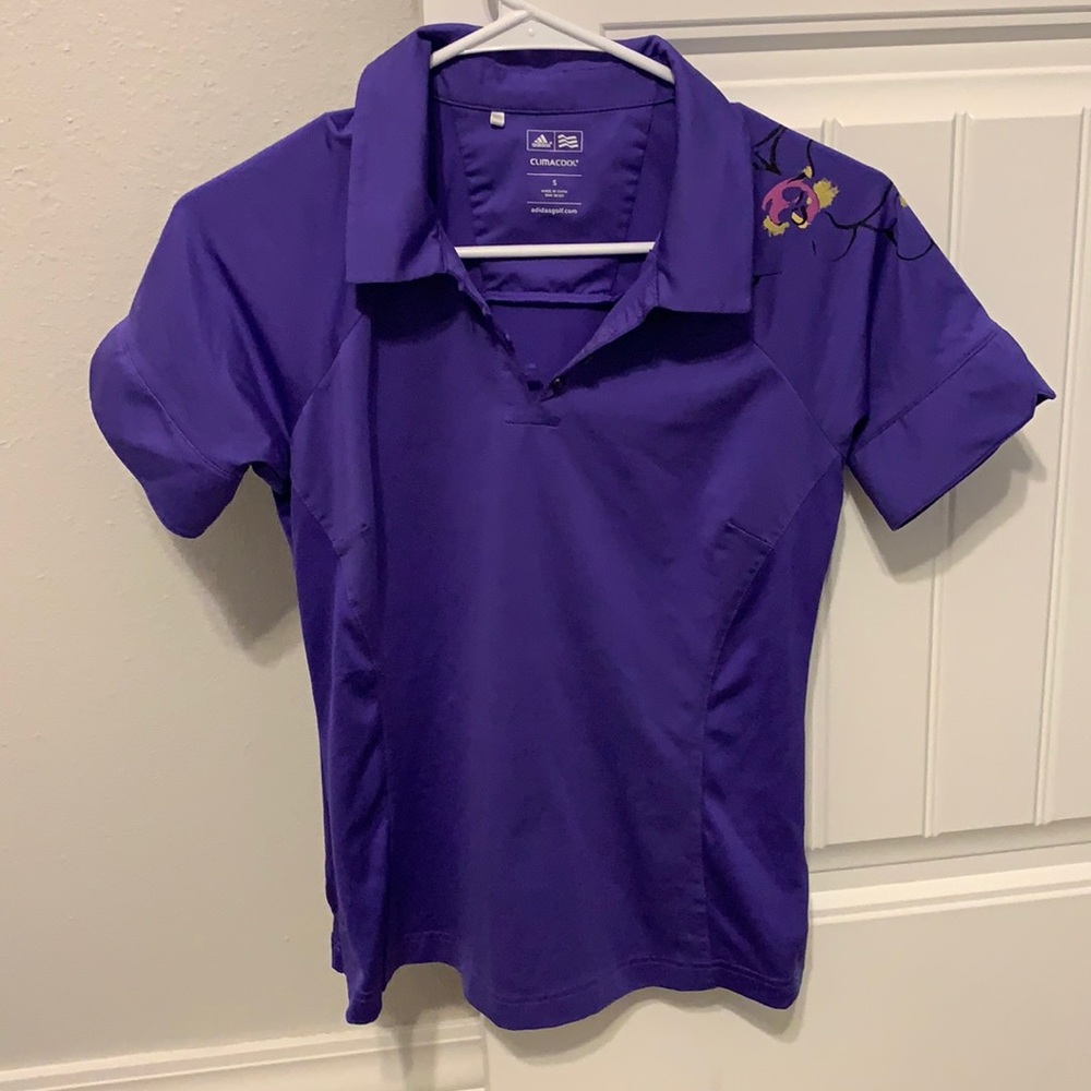 Adidas Purple Golf Top